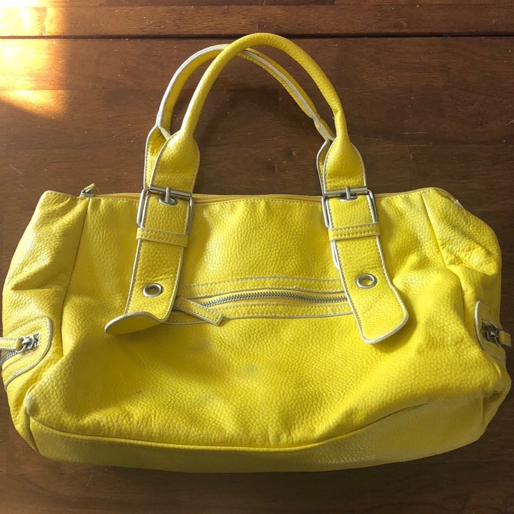 Yellow Barney’s New York Bag